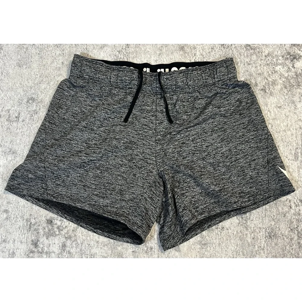 Nike Dri-Fit Attack Shorts Womens Small Running Training Walking Heather Gray